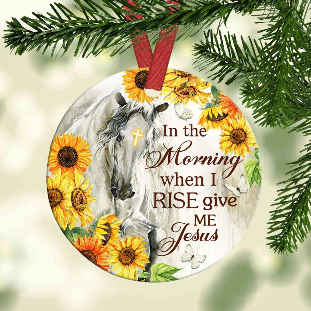 Horse Faith So Cool - Circle Ornament - Owl Ohh - Owl Ohh