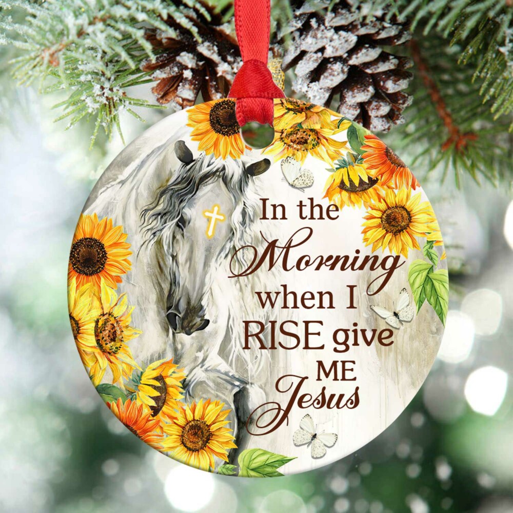 Horse Faith So Cool - Circle Ornament - Owl Ohh - Owl Ohh