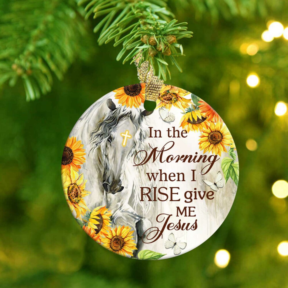Horse Faith So Cool - Circle Ornament - Owl Ohh - Owl Ohh