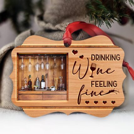 Wine Feeling Fine Style - Horizontal Ornament - Owl Ohh - Owl Ohh