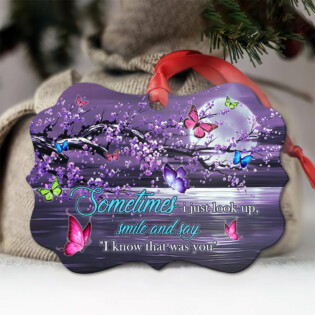 Butterfly I Know That Was You - Horizontal Ornament - Owl Ohh - Owl Ohh