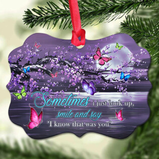 Butterfly I Know That Was You - Horizontal Ornament - Owl Ohh - Owl Ohh