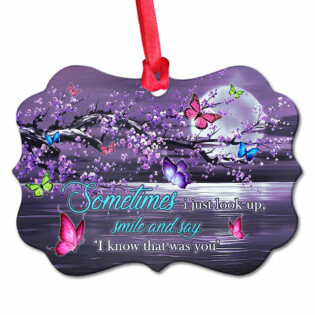 Butterfly I Know That Was You - Horizontal Ornament - Owl Ohh - Owl Ohh