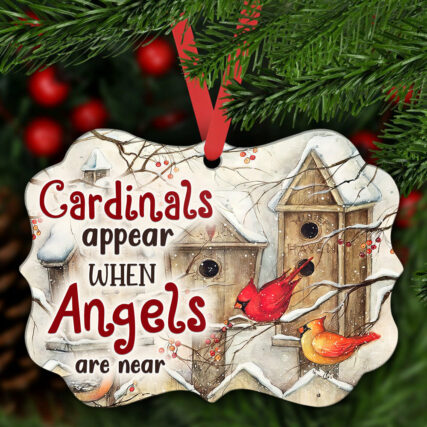 Cardinal Memorial Cardinal In Our Home - Horizontal Ornament - Owl Ohh - Owl Ohh