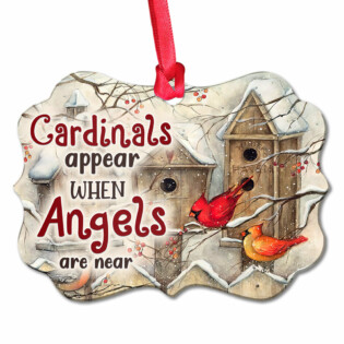 Cardinal Memorial Cardinal In Our Home - Horizontal Ornament - Owl Ohh - Owl Ohh