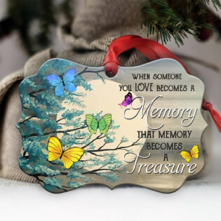 Butterfly Memorial Butterfly Treasure - Horizontal Ornament - Owl Ohh - Owl Ohh