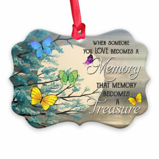 Butterfly Memorial Butterfly Treasure - Horizontal Ornament - Owl Ohh - Owl Ohh