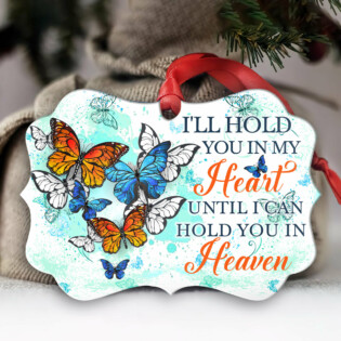 Butterfly Hold You In Heaven - Horizontal Ornament - Owl Ohh - Owl Ohh