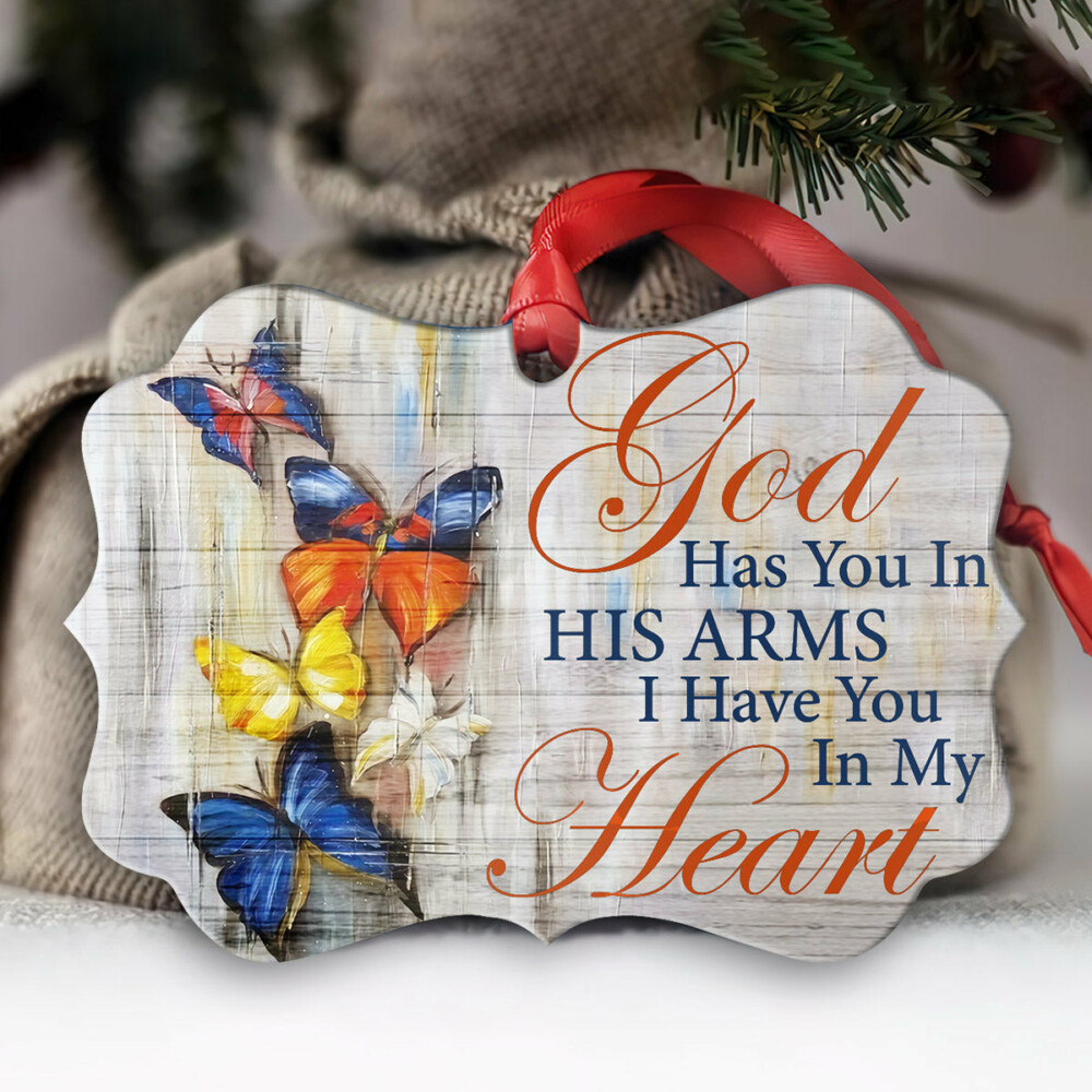 Butterfly I Have You In My Heart - Horizontal Ornament - Owl Ohh - Owl Ohh