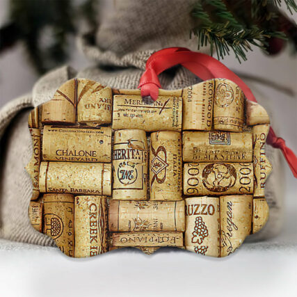 Wine Corks Skid For Wine Lovers - Horizontal Ornament - Owl Ohh - Owl Ohh