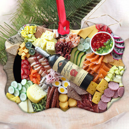 Wine Party For Wine Lovers - Horizontal Ornament - Owl Ohh - Owl Ohh
