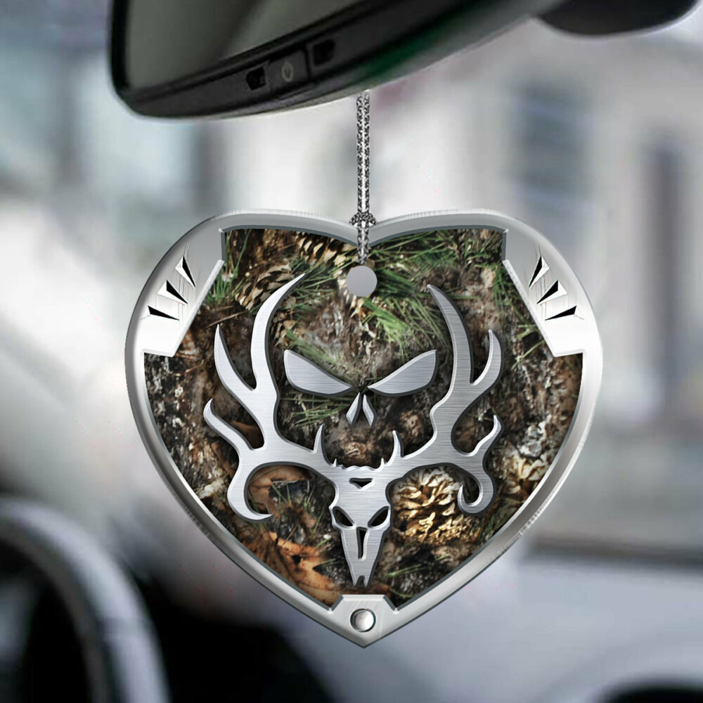 Hunting Metal Style For Hunting Lovers - Heart Ornament - Owl Ohh - Owl Ohh