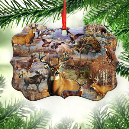 Hunting Mix For Hunting Season - Horizontal Ornament - Owl Ohh - Owl Ohh