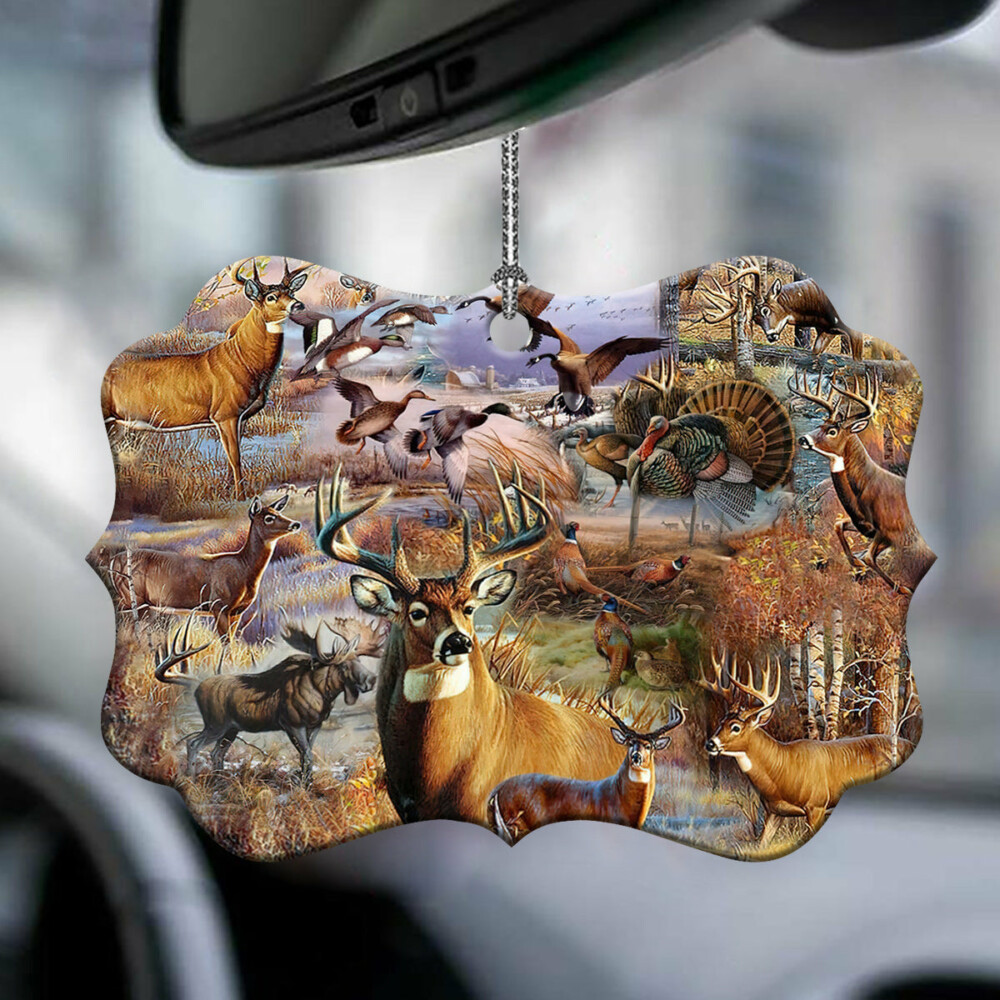 Hunting Mix For Hunting Season - Horizontal Ornament - Owl Ohh - Owl Ohh