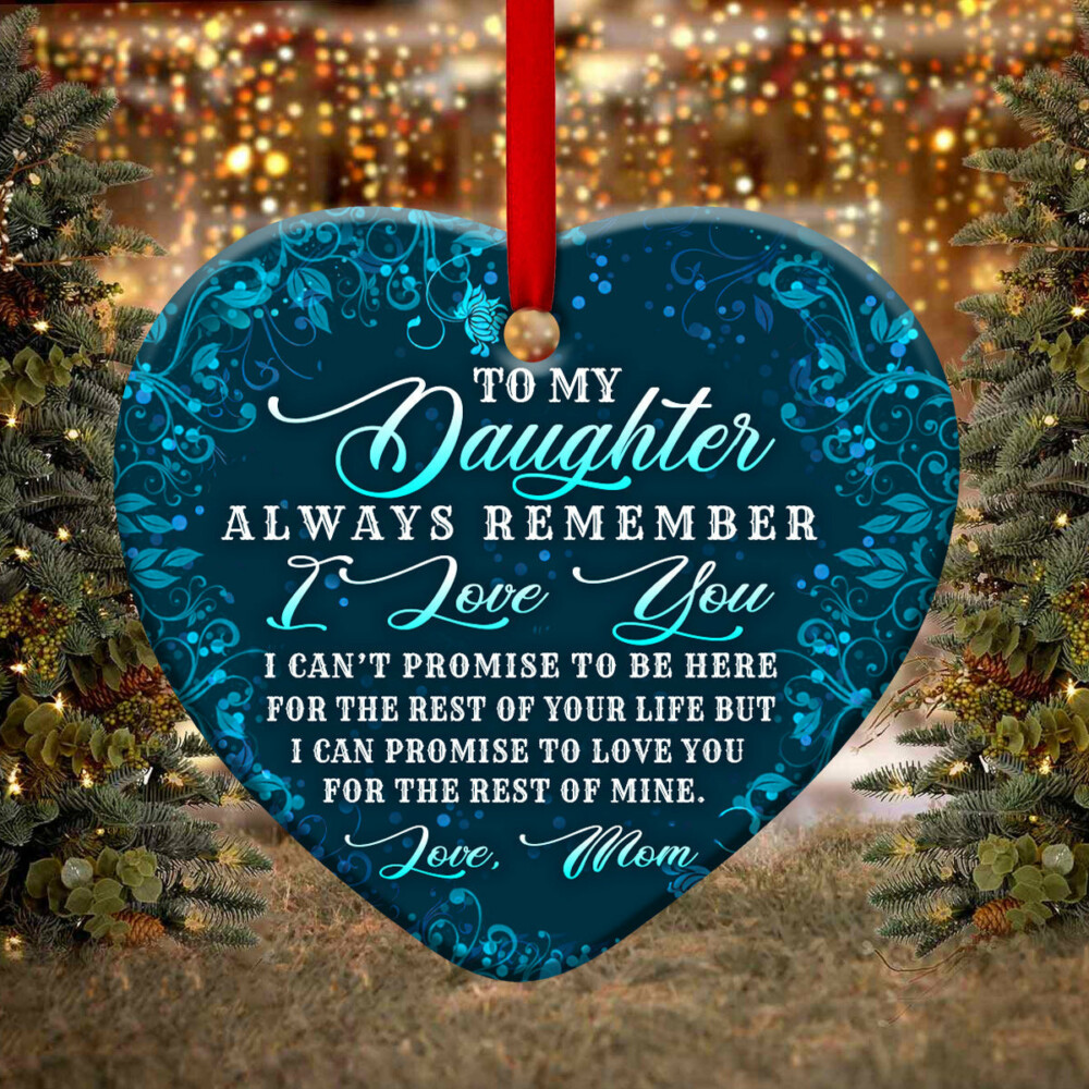 Dolphin To My Daughter - Heart Ornament - Owl Ohh - Owl Ohh