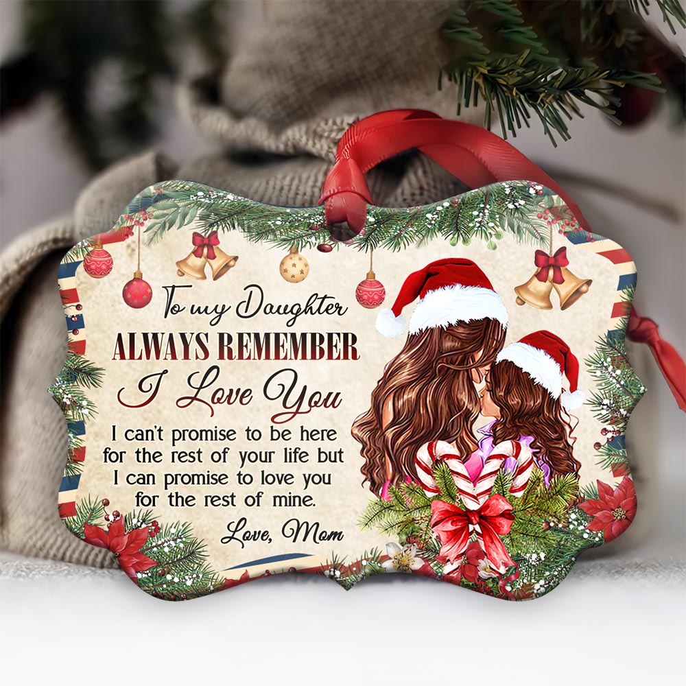 Christmas To My Daughter - Horizontal Ornament - Owl Ohh - Owl Ohh