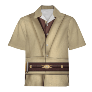 Star Wars Obi Wan Kenobi Costume - Hawaiian Shirt