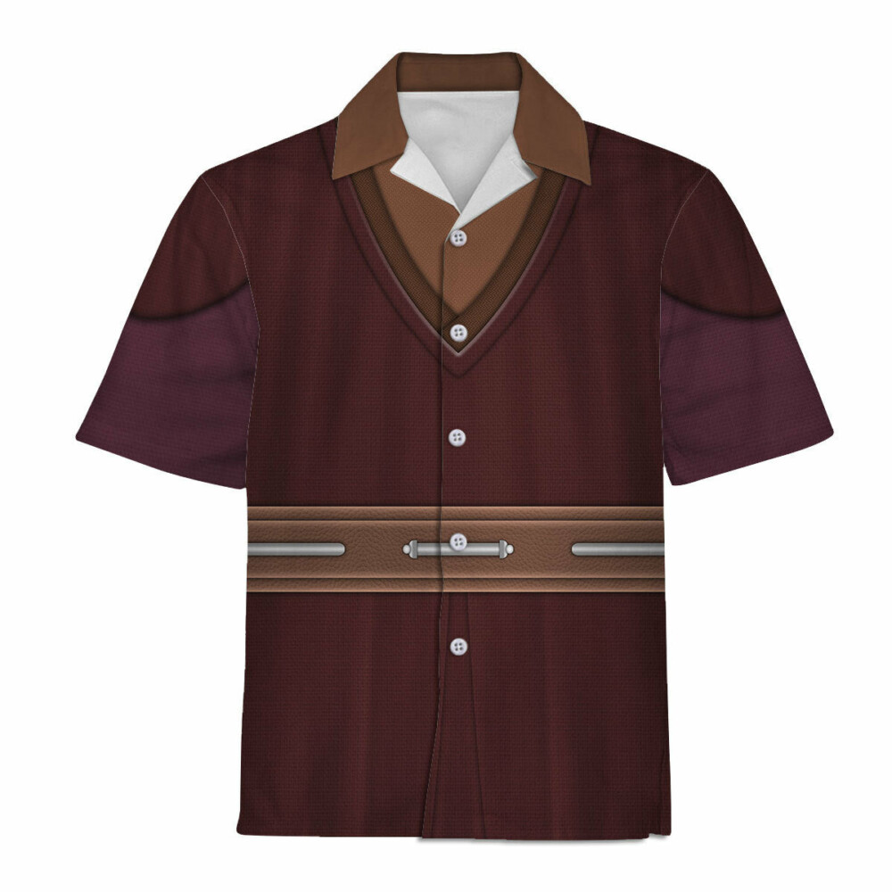 Star Wars Plo Koon Costume - Hawaiian Shirt