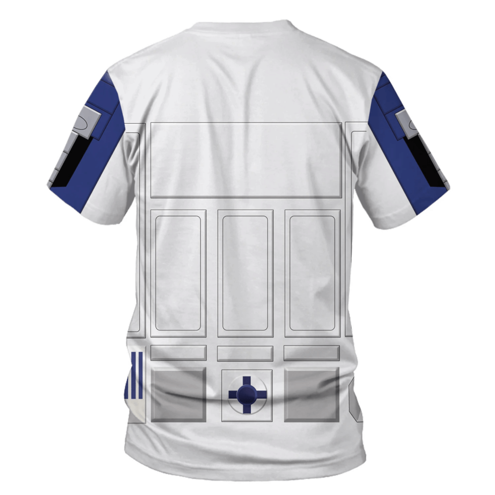 Star Wars R2 D2 Robot Costume - Unisex 3D T-shirt