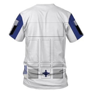 Star Wars R2 D2 Robot Costume - Unisex 3D T-shirt