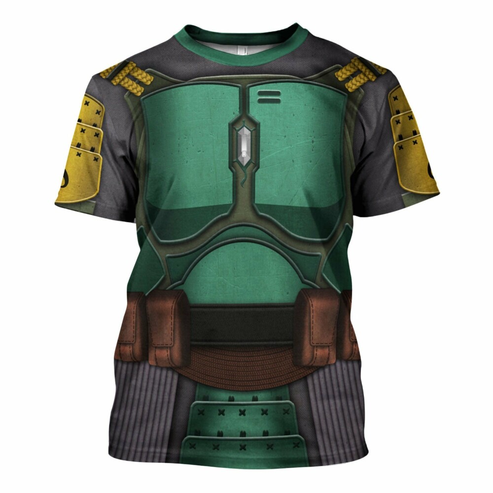 Star Wars Boba Fet Samurai Costume - Unisex 3D T-shirt