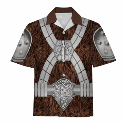 Star Wars Black Krrsantan, Brown Costume - Hawaiian Shirt