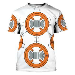 Star Wars BB 8 Robot Costume - Unisex 3D T-shirt