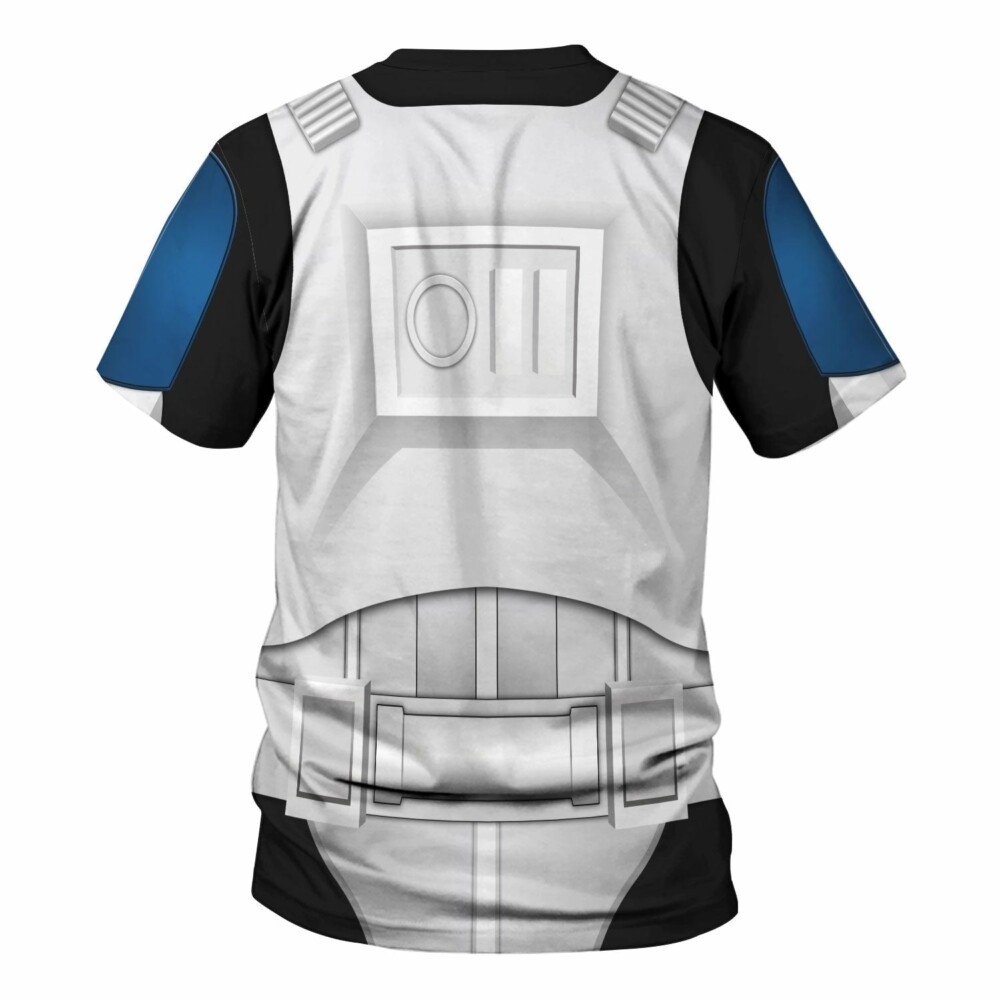 Star Wars 501st Clone Trooper Costume - Unisex 3D T-shirt