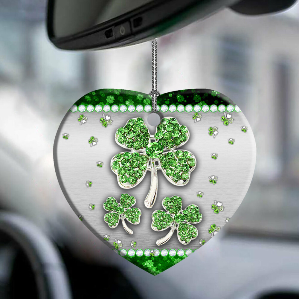 Patrick's Day Jewelry Clover Sweet And Lucky - Heart Ornament - Owl Ohh - Owl Ohh