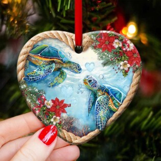 Turtle Husband You Are My Person - Heart Ornament - Owl Ohh - Owl Ohh
