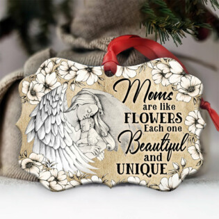 Family Moms Are Like Flowers - Horizontal Ornament - Owl Ohh - Owl Ohh