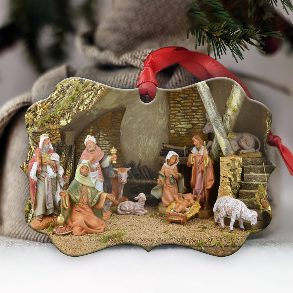 Jesus Bless For You - Horizontal Ornament - Owl Ohh - Owl Ohh