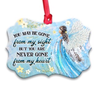 Angel Faith You Are Never Gone From My Heart - Horizontal Ornament - Owl Ohh - Owl Ohh