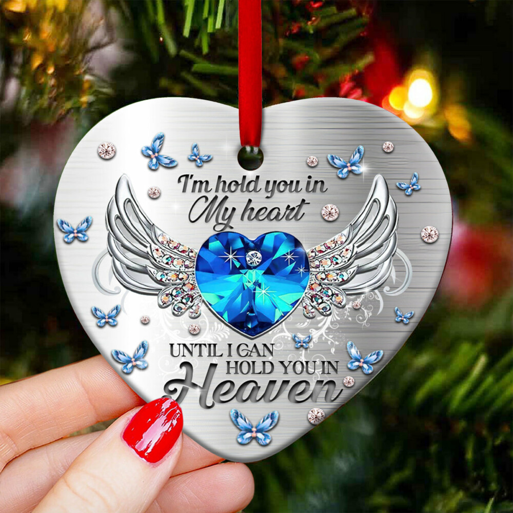Butterfly Memorial Hold You In My Heart Jewelry Faith Angel Wings - Heart Ornament - Owl Ohh - Owl Ohh