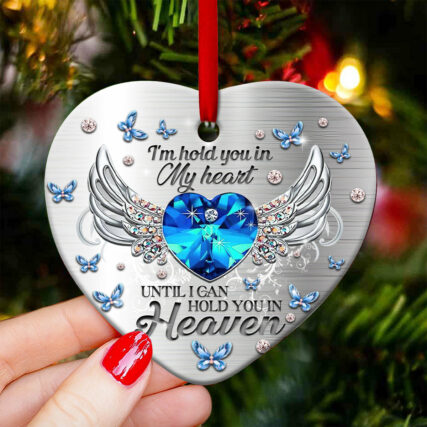 Butterfly Memorial Hold You In My Heart Jewelry Faith Angel Wings - Heart Ornament - Owl Ohh - Owl Ohh