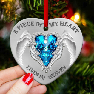 Angel Memorial Faith Piece Of My Heart - Heart Ornament - Owl Ohh - Owl Ohh