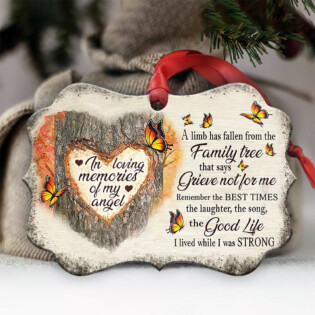 Butterfly Style Memory A Limb Has Fallen - Horizontal Ornament - Owl Ohh - Owl Ohh