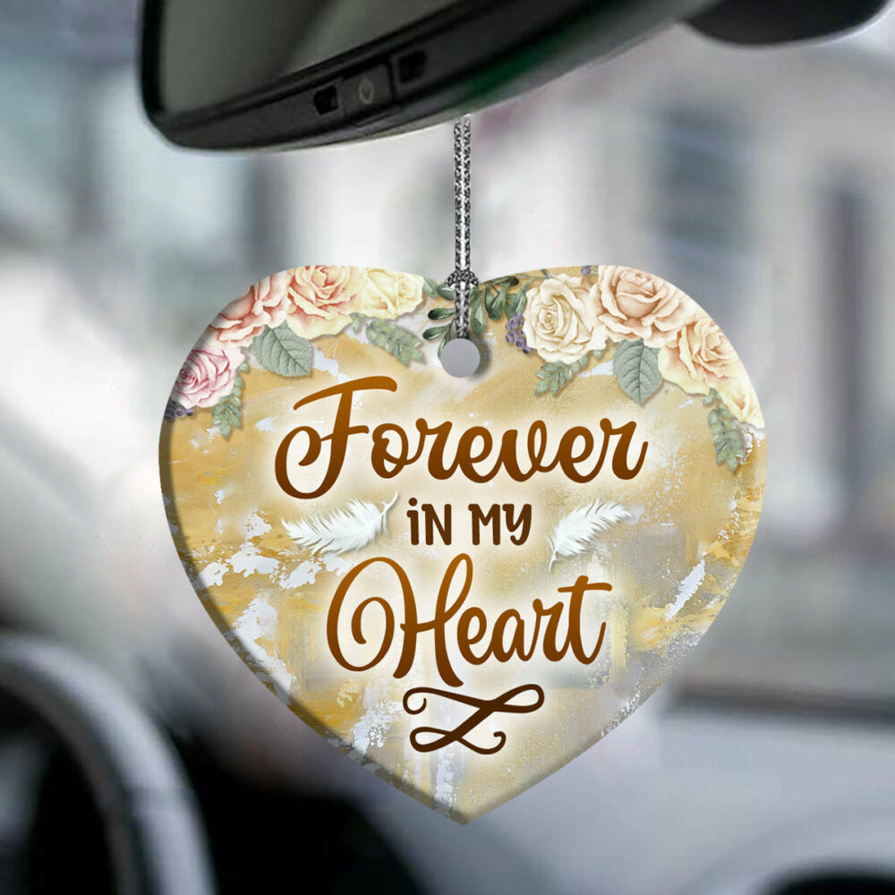 Angel Faith Forever In My Heart - Heart Ornament - Owl Ohh - Owl Ohh