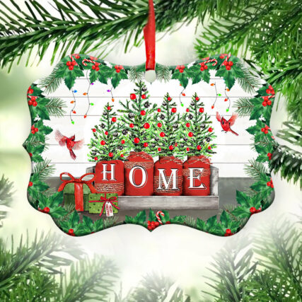 Family Christmas The True Joy Of Christmas Is In The Love Shared With Family And Friends - Horizontal Ornament - Owl Ohh - Owl Ohh