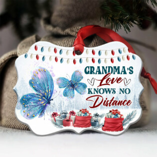 Butterfly Grandma No Distance - Horizontal Ornament - Owl Ohh - Owl Ohh