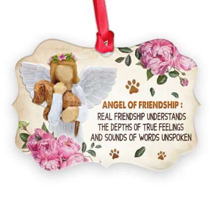 Dog Memorial Of Friendship - Horizontal Ornament - Owl Ohh - Owl Ohh