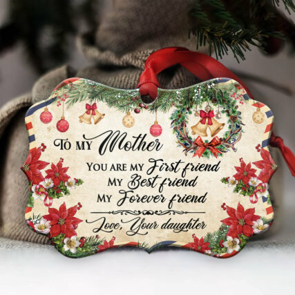Family Letter For Mother Christmas Letter - Horizontal Ornament - Owl Ohh - Owl Ohh