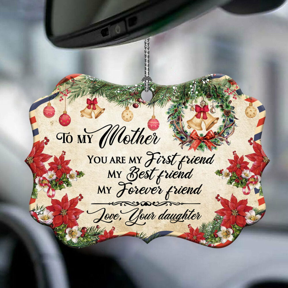 Family Letter For Mother Christmas Letter - Horizontal Ornament - Owl Ohh - Owl Ohh