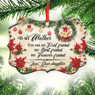 Family Letter For Mother Christmas Letter - Horizontal Ornament - Owl Ohh - Owl Ohh