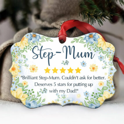 Family Mother Gift Stepmom - Horizontal Ornament - Owl Ohh - Owl Ohh
