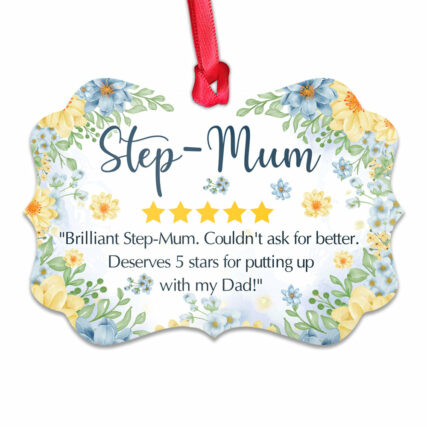 Family Mother Gift Stepmom - Horizontal Ornament - Owl Ohh - Owl Ohh