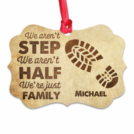 Family Gift We Are Just Father Personalized - Horizontal Ornament - Owl Ohh - Owl Ohh