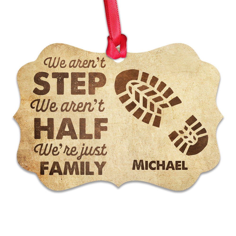 Family Gift We Are Just Father Personalized - Horizontal Ornament - Owl Ohh - Owl Ohh