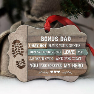 Family Father Gift You Are Forever My Hero - Horizontal Ornament - Owl Ohh - Owl Ohh
