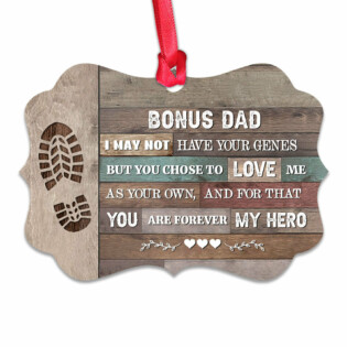 Family Father Gift You Are Forever My Hero - Horizontal Ornament - Owl Ohh - Owl Ohh